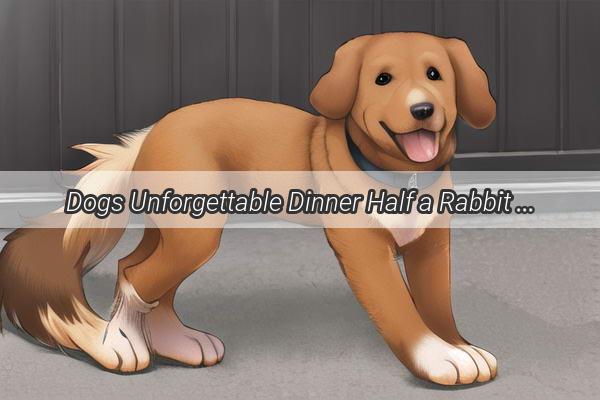 Dogs Unforgettable Dinner Half a Rabbit and a Tale of Curiosity